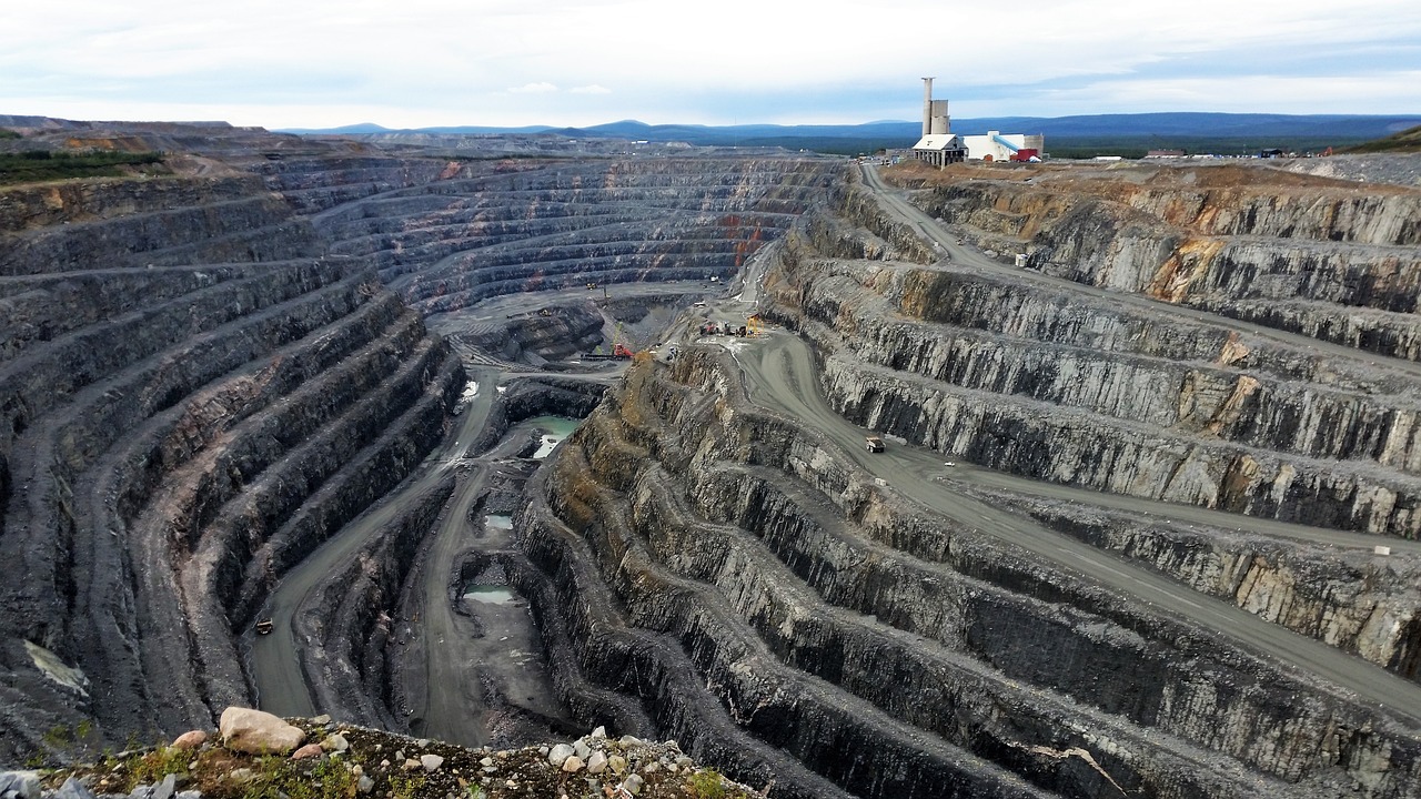 Kupfermine Tagebau