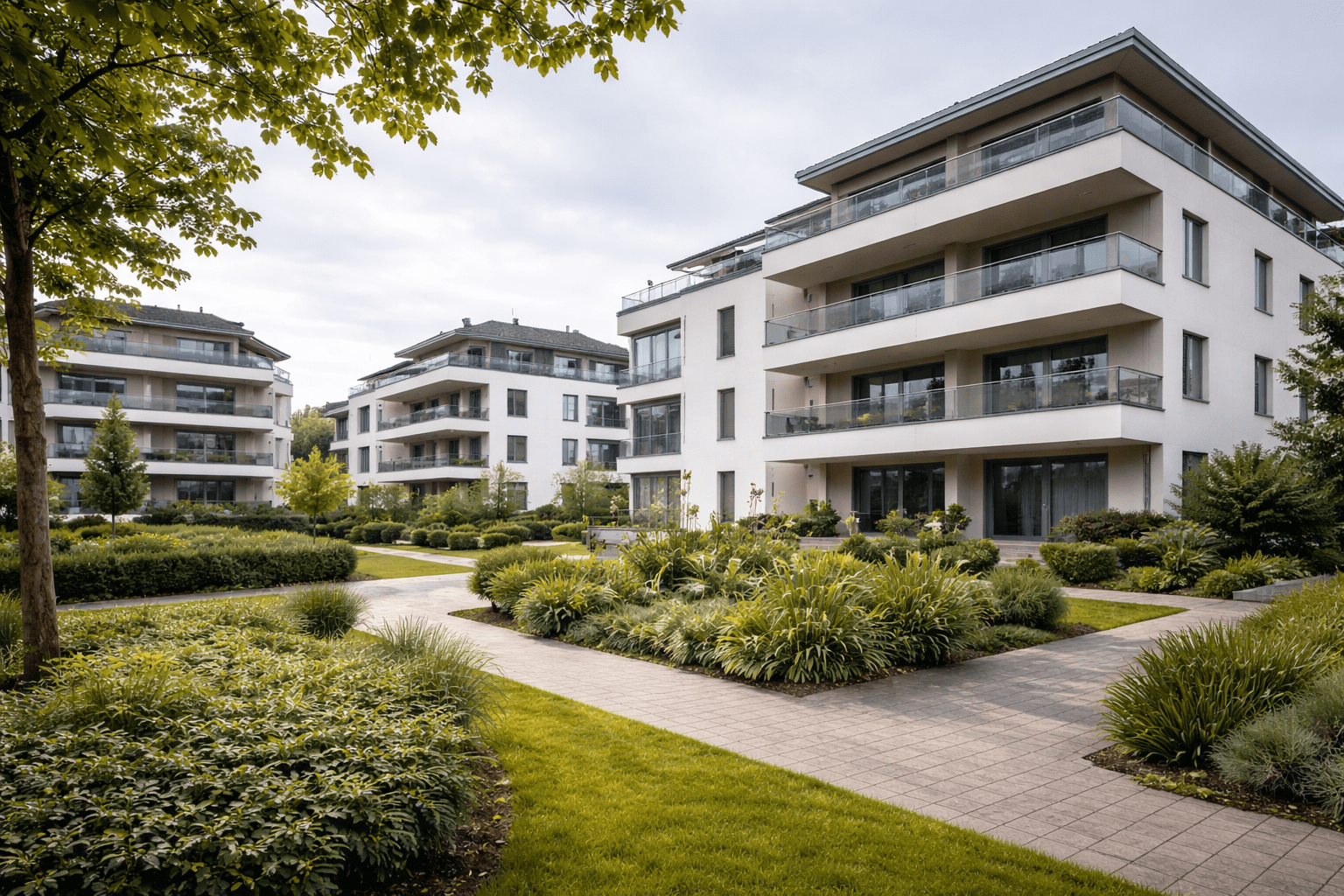 Eingangsbereich und Allgemeinflächen einer Liegenschaft